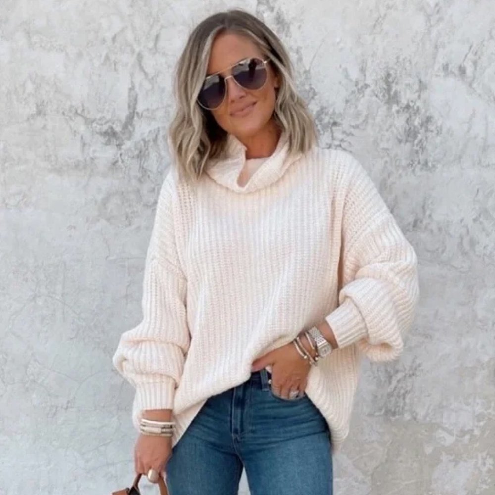 Free People Cream Sweater